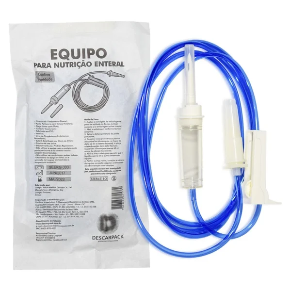Equipo para nutrição enteral escalonado Descarpack 20un
